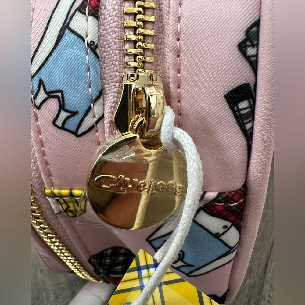 NWT Stoney Clover Lane Clueless Double Zip Pouch - Picture 4 of 11